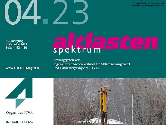 Special print - Largest in-situ remediation in Brandenburg: MPE, air sparging and ISCO at the PCH Cottbus site