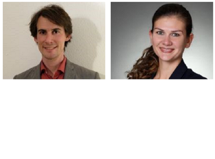 New members of the ITVA Board and spokespersons of the Young ITVA: Dr. Benjamin Faigle and Anke Wiener