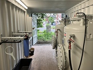 Compact system for the treatment of LCHC damage.