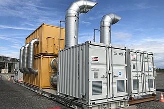 Zu sehen ist ein Foto der Sanierungsanlage in der Nähe von Lyon