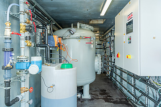 ISBR plant for stimulated microbial TCE degradation using molasses