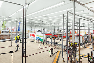 The entire affected area is equipped, even within existing buildings.