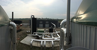 Picture of a BioSulfidEx - Biological desulfurization filter