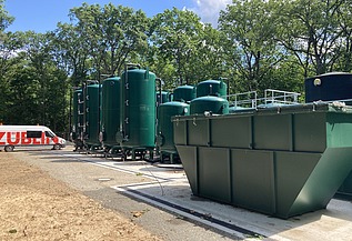 PFAS-Grundwasserreinigungsanlage
