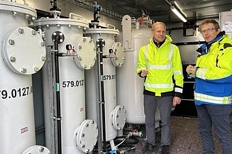 Foto in der PFAS-Reinigungsanlage