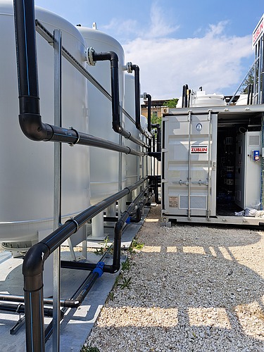 Filter der Aufbereitungsanlage.