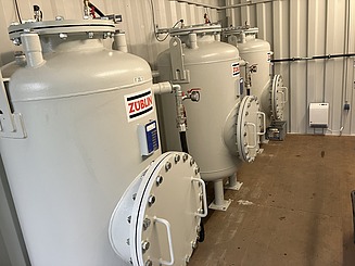 Activated carbon filter to remove the LCHC