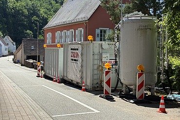 Grundwasserreinigungsanlage zur Entfernung des Öls