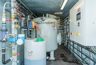 ISBR plant for stimulated microbial TCE degradation using molasses