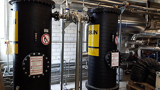 Image of a Carbon Ex S activated carbon filter for sewage gas