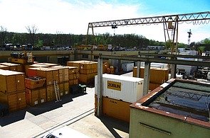 Luftbild des alten Standortes Zuffenhausen