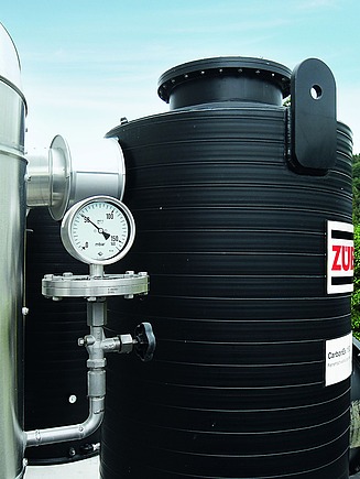 Bild eines Carbon Ex S Klärgas-Aktivkohlefilters