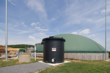 Foto eines Bio BF Filters zur biologischen Entschwefelung von Biogas oder Klärgas