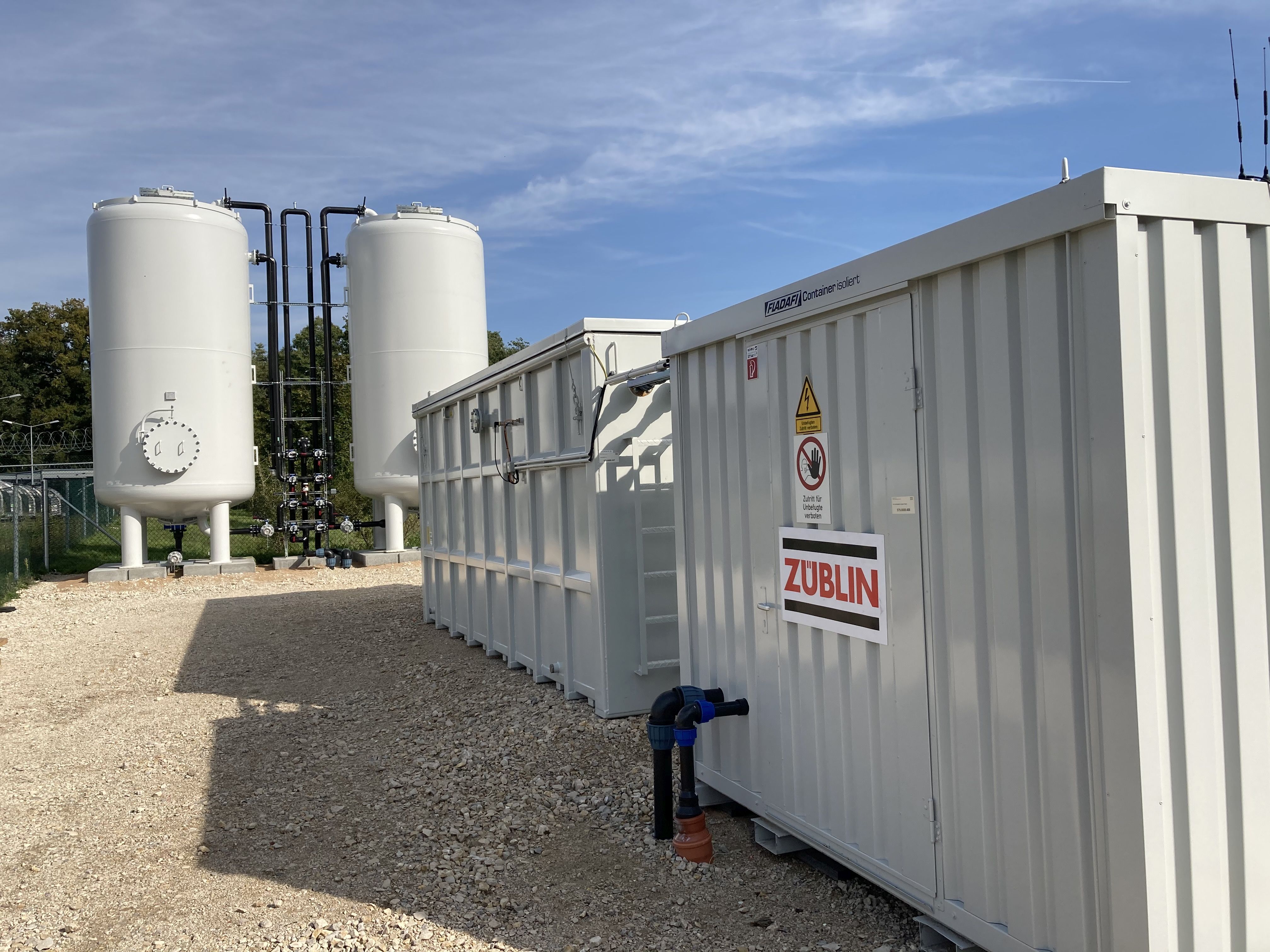 Kompaktanlage zur Reinigung von mit PFAS belastetem Wasser