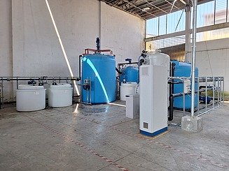 Grundwasserreinigungsanlage zur Chromatentfernung.