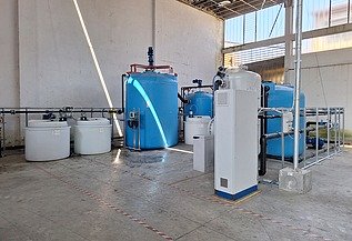 Grundwasserreinigungsanlage zur Chromatentfernung.